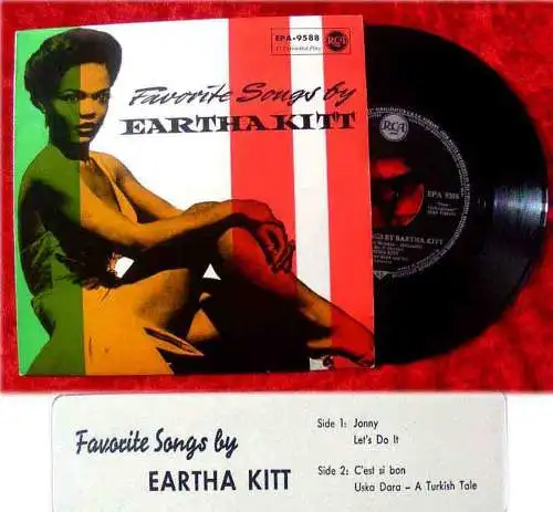 EP Eartha Kitt: Favorite Songs of Eartha (RCA EPA-9588) D