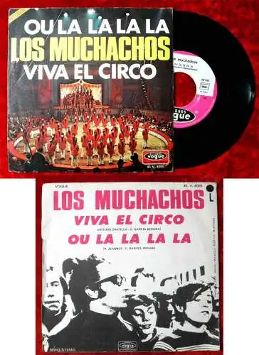 Single Los Muchachos: Viva El Circo (Vogue 45 V 4005) Spanien 1971