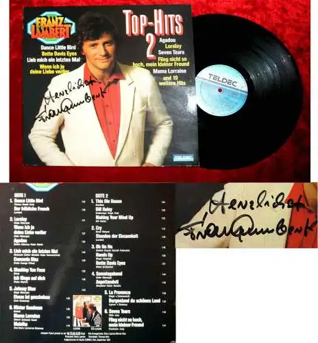 LP Franz Lambert: Top Hits 2 (Signiert) (Teldec 624947 AS) D 1981