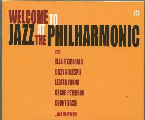 2CD Welcome To Jazz At The Philharmonic (Zyx) 1999