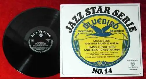 LP Mills Blue Rhythm Band / Jimmy Lunceford: Jazz Star Serie No. 14 (RCA) D
