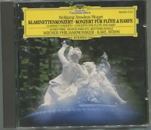 CD Mozart: Klarinettenkonzert / Karl Böhm (DGG) 