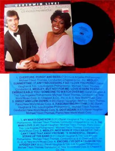 LP Sarah Vaughan & Michael Tilson Thomas Gershwin Live