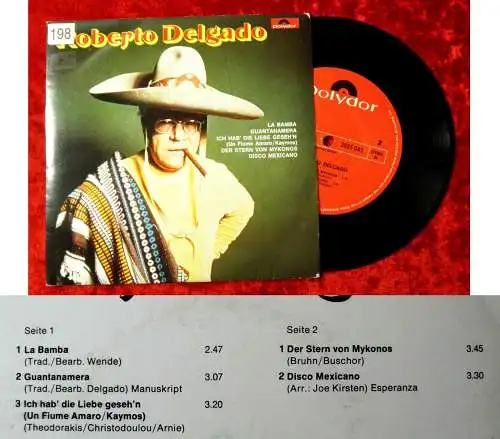 EP Roberto Delgado: La Bamba + 4 (Polydor 2835 045) Club Selektion 1978