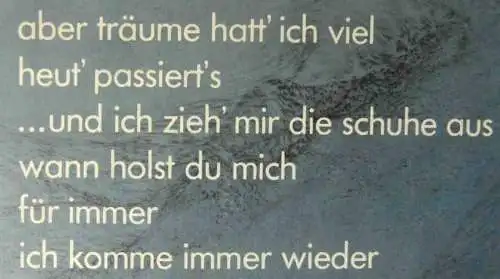 LP Heidelinde Weis: ...aber Träume hatt ich viel (Hansa 200 835-365) D