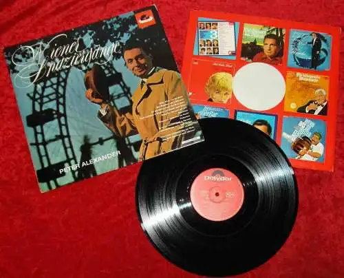 LP Peter Alexander: Wiener Spaziergänge (Polydor 237 261 Stereo) D