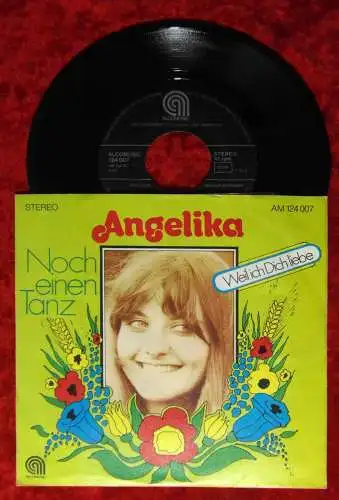 Single Angelika: Noch einen Tanz (Aldomusic AM 124007) D 1973  + PR Foto