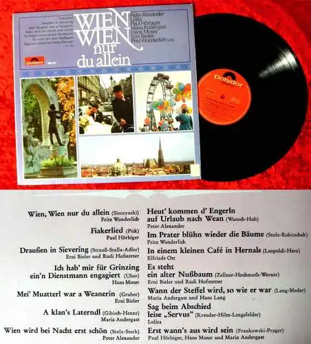 LP Wien Wien nur du allein (Polydor 249 151) D 1967