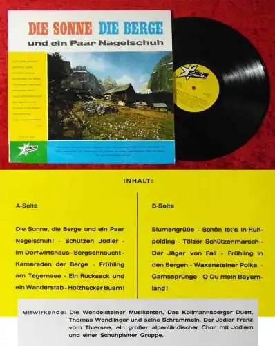 LP Die Sonne, die Berge und ein Paar Nagelschuh (Starlet LP 3215) D