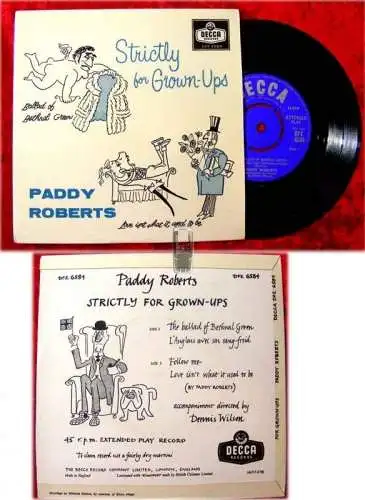 EP Paddy Roberts Strictly for Grown-Ups (1963)