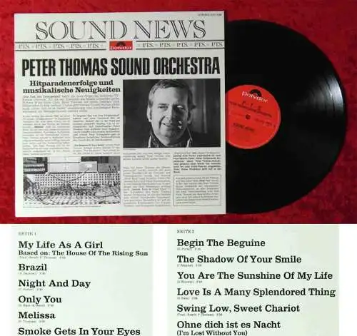 LP Peter Thomas Sound Orchester: Sound News (Polydor 2371 638) D 1976
