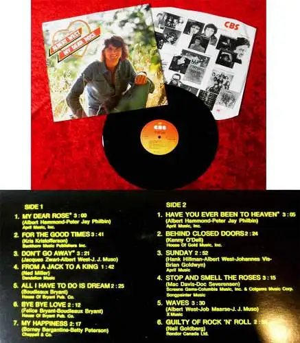 LP Albert West: My Dear Rose (CBS 81120) NL 1975