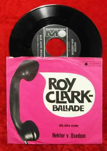 Single Hektor v. Usedom: Roy Clark Ballade (Metronome M 25 009) D 1967