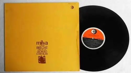 LP Milva Canta Brecht - Giorgio Strehler - (Dischi MLP 15 927) D
