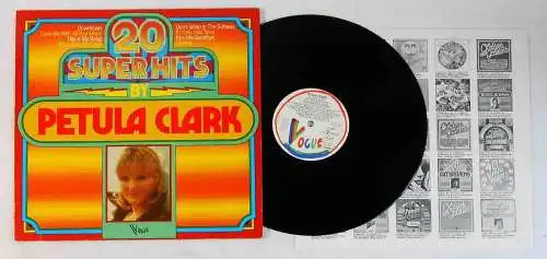 LP Petula Clark: 20 Super Hits (Vogue 624236 AP) D 
