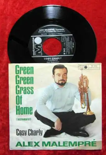 Single Alex Malampré: Green Green Grass of Home / Cosy Charly (Metronome) D 1967