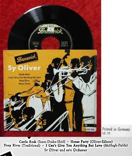 EP Sy Oliver: Castle Rock + 3 (Brunswick 10 004 EPB) D 1955