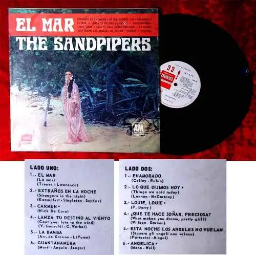 LP Sandpipers: El Mar (A&M Fermata LP-120) Chile