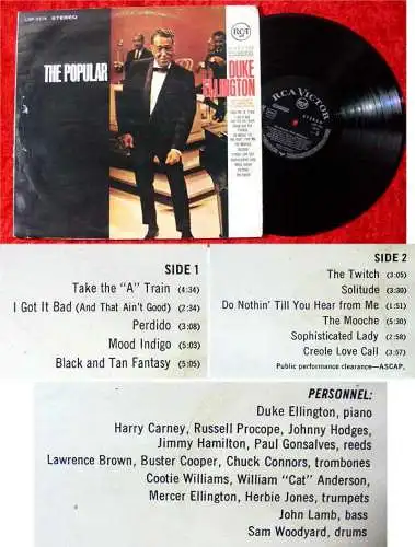 LP Duke Ellington The Popular 1967 (RCA)