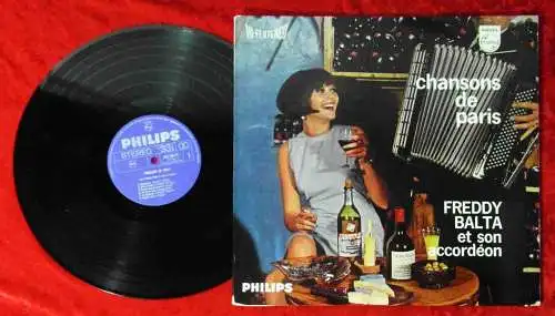 LP Freddy Balta: Chansons de Paris (Philips 842 106 PY) NL