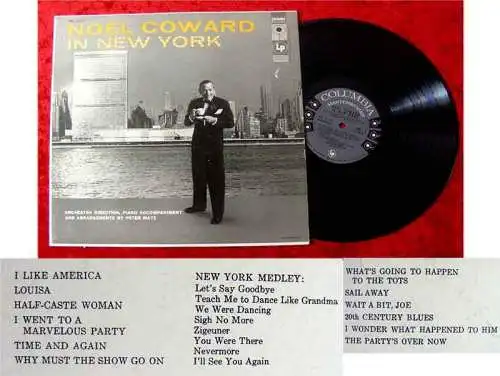 LP Noel Coward in New York