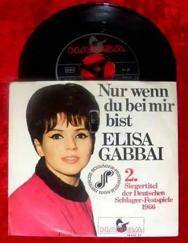 Single Elisa Gabbai: Nur wenn Du bei mir bist (1966)
