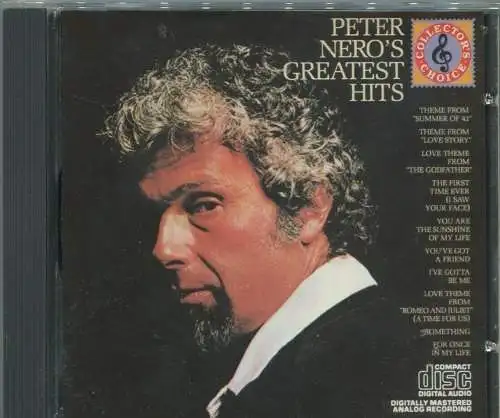 CD Peter Nero: Nero´s Greatest Hits (Sony)