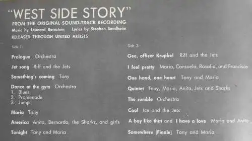 LP West Side Story   Soundtrack Natalie Wood (Philips R 47126 L) NL + Booklet