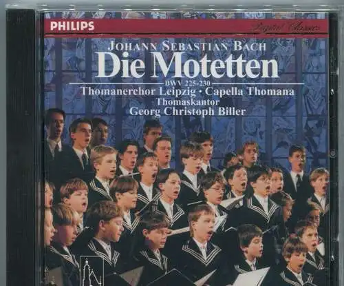 CD Thomanerchor Leipzig: Bach - Die Motetten (Philips) 1997