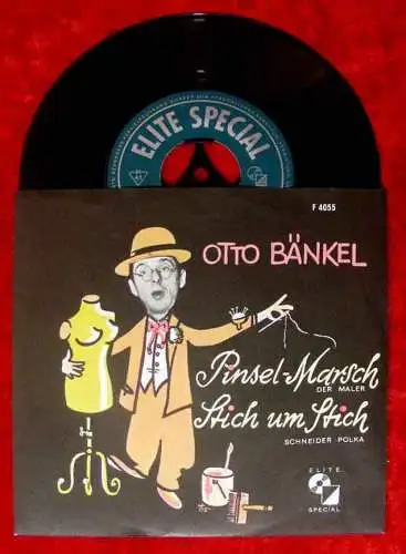Single Otto Bänkel: Pinsel Marsch / Stich um Stich (Ronny alias Wolfgang Roloff)