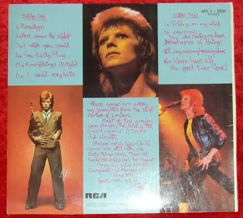 LP David Bowie: Pinups (RCA APL 1-0291 Stereo) D 1973