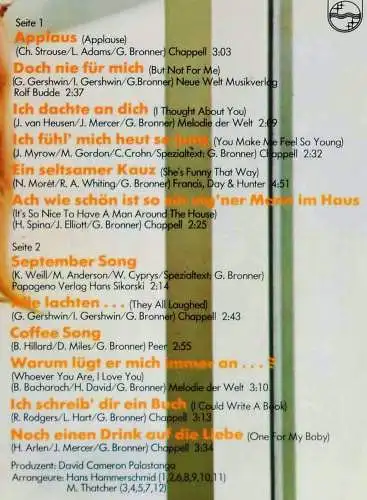 LP Hildegard Knef: Applaus (Philips 6303 136) D 1975