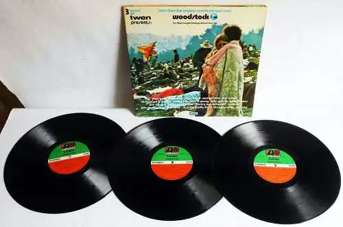 3LP Woodstock (Cotillion Atlantic SD 3-500) Twen presents.... D 1970