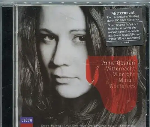 CD Anna Gourari: Mitternacht Midnight Minuit Nocturnes (Decca) 2003