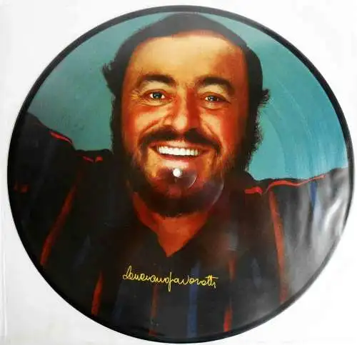 Picture Disc Luciano Pavarotti: Benvenuto Luciano! Special Tour Release 14.6.85