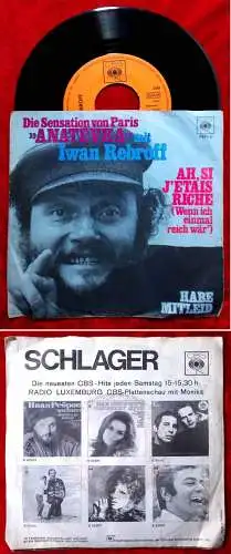 Single Iwan Rebroff: Ah, Si J´etais Riche (CBS 4684) D 1969