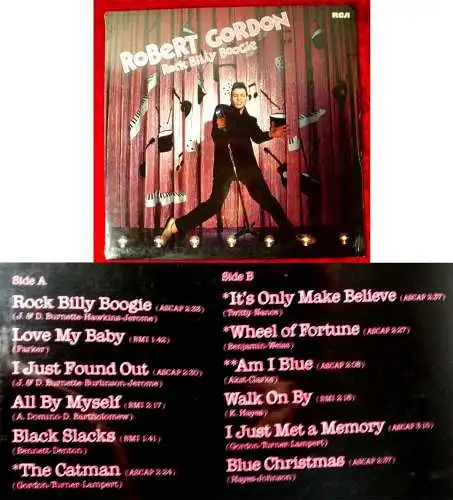 LP Robert Gordon: Rock Billy Boogie (RCA PL 13294) D 1979