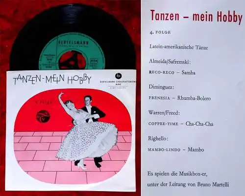 EP Musikbox-er Bruno Martelli: Tanzen - mein Hobby 4 (Bertelsmann 36 042) D