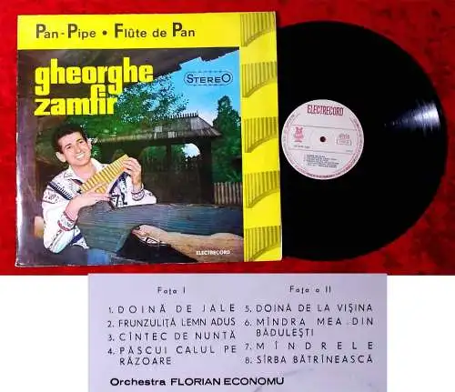 LP Gheorghe Zamfir: Pan Pipe Flute de Pan (Electrecord ST-EPE 0432) Rumänien