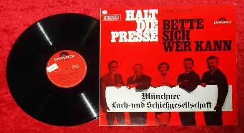 LP Münchner Lach-&Schießgesellschaft: Halt die Presse/Bette sich wer kann 1966