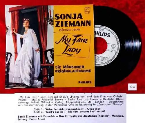EP Sonja Ziemann singt aus My Fair Lady (Philips 423 440 PE) D 1962
