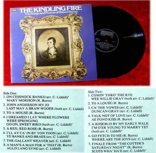 LP The Kindling Fire Songs and Poems of Robert Burns