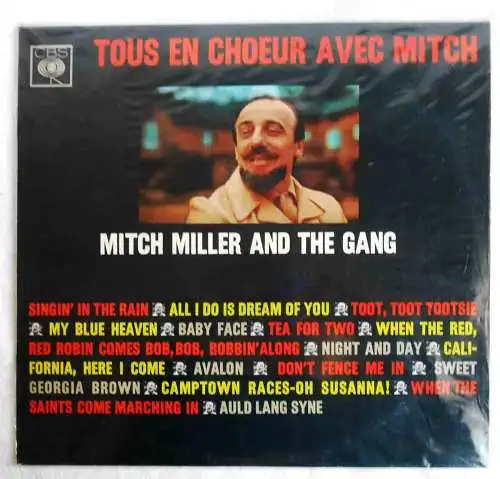 LP Mitch Miller & The Gang: Tous En Choeur Avec Mitch (CBS 62.267) F 