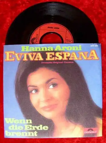 Single Hanna Aroni: Eviva Espana dt. Version (Polydor 2041 263) D 1972