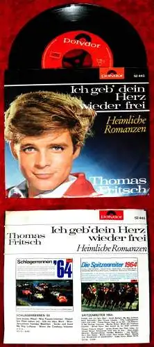 Single Thomas Fritsch: Ich geb Dein Herz wieder frei (Polydor 52 445) D 1964