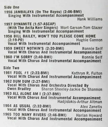 LP Brenda Lee: 10 Golden Years (MCA DL 74757) US