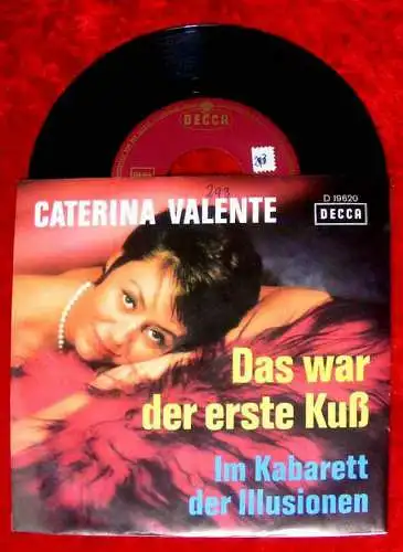 Single Caterina Valente Das war der erste Kuss (Decca) D