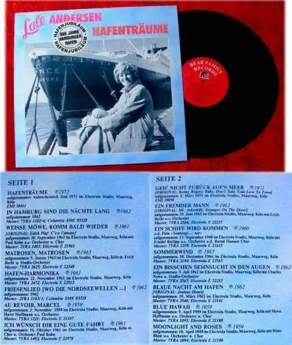 LP Lale Andersen Hafenträume 800 Jahre Hamburger Hafen
