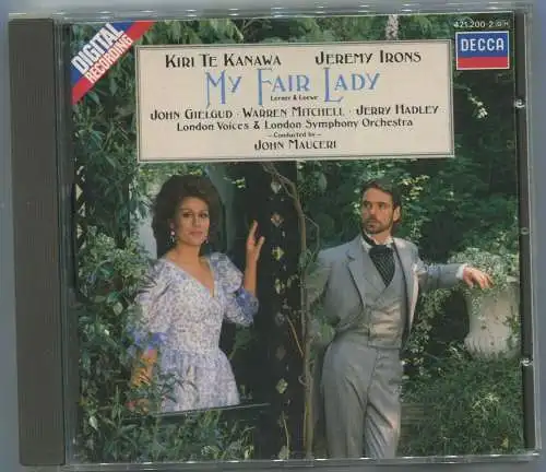 CD Kiri Te Kanawa Jeremy Irons: My Fair Lady (Decca) 1987