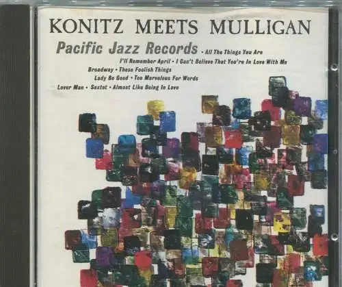CD Lee Konitz Meets Gerry Mulligan (Capitol Pacific Jazz) 1988